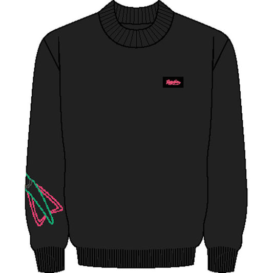 Dolly Noire X Pokemon Rayquaza Sweater Black Limited