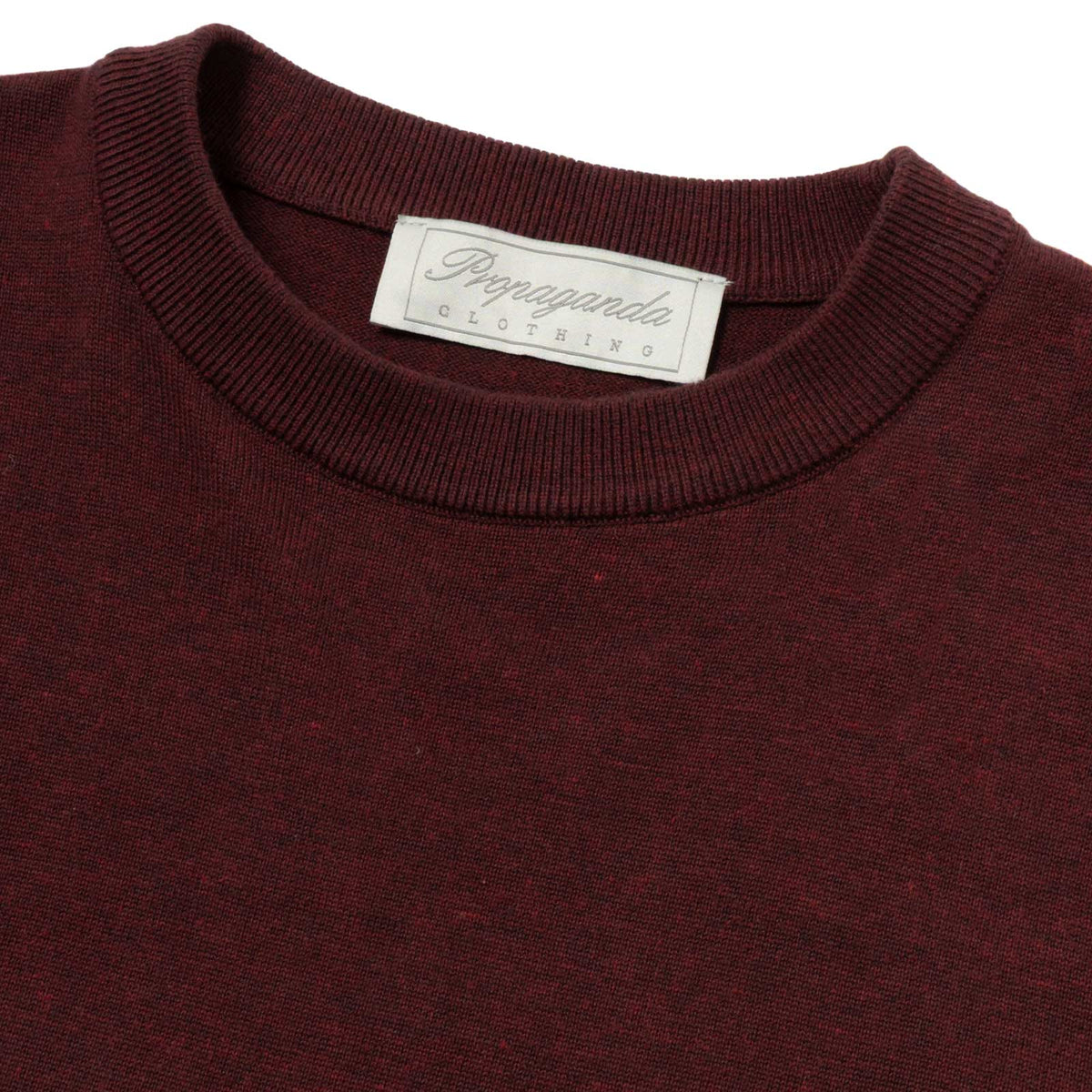 Propaganda Ribs Sweater Burgundy
