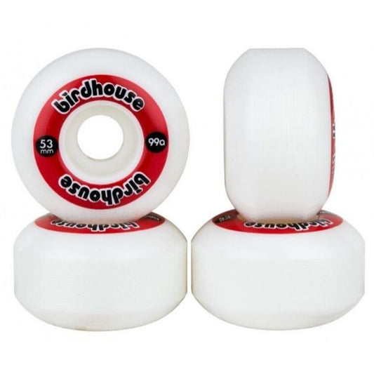 Birdhouse Wheels Logo 99a Red 53mm, ruote da skateboard – foto 2 di 2