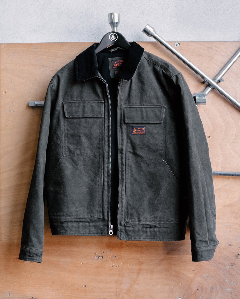 Volcom Heavydust Jacket Rinsed Black