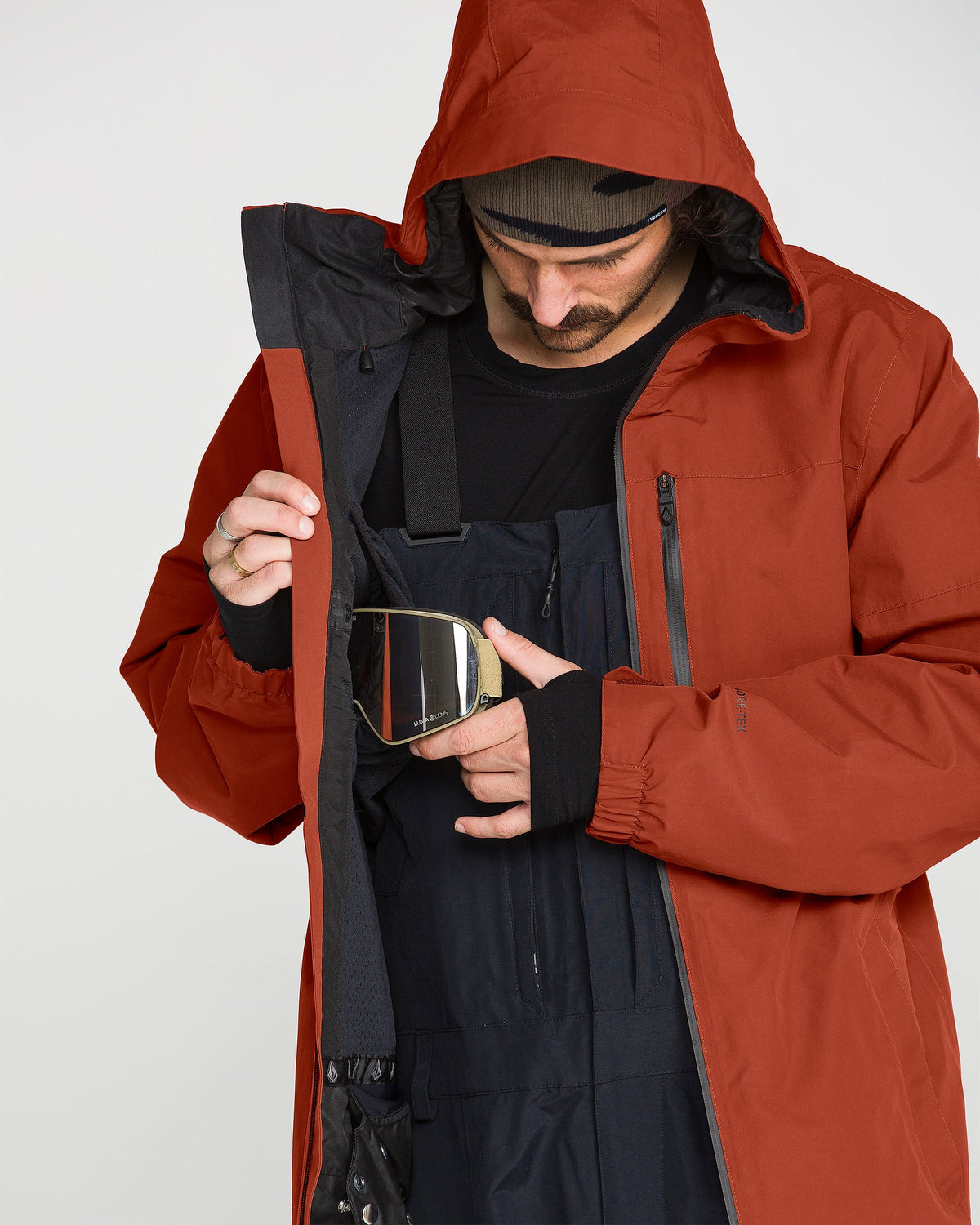 Volcom L GoreTex Jacket Burnt Orange