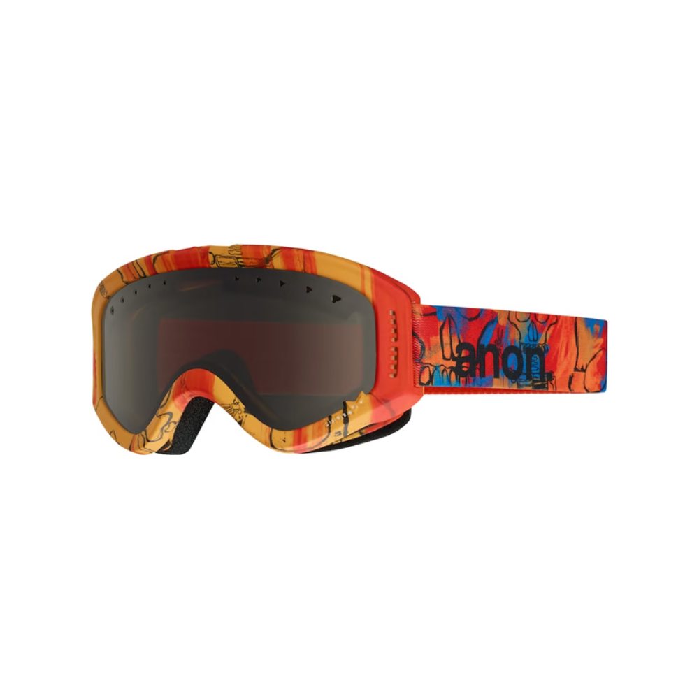 Anon Tracker Junior Ski Goggles Bonez Smoke