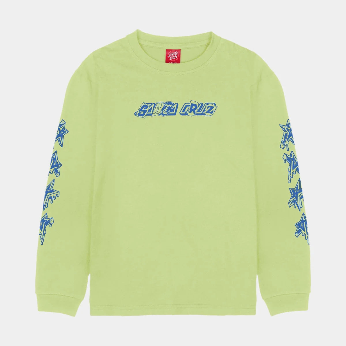 Santa Cruz Youth Pay Off Strip Long Sleeve T-Shirt Green