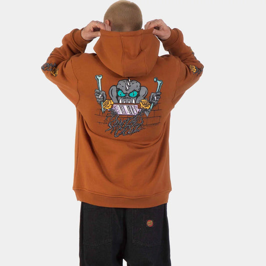 Santa Cruz Rankine Monster Hoodie Rust