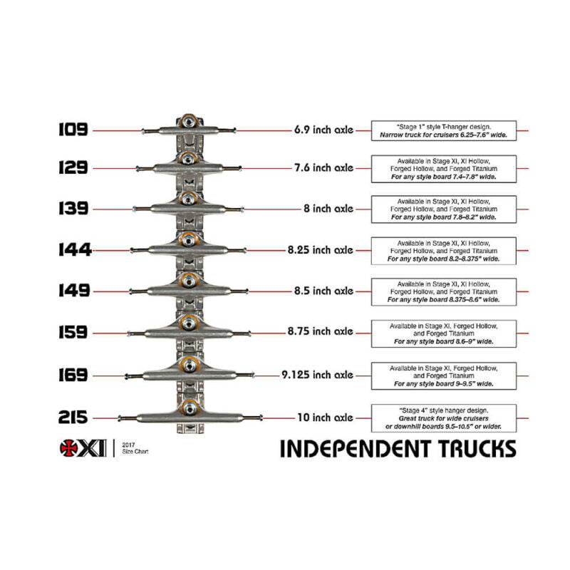 Independent Forged Hollow Truck Silver