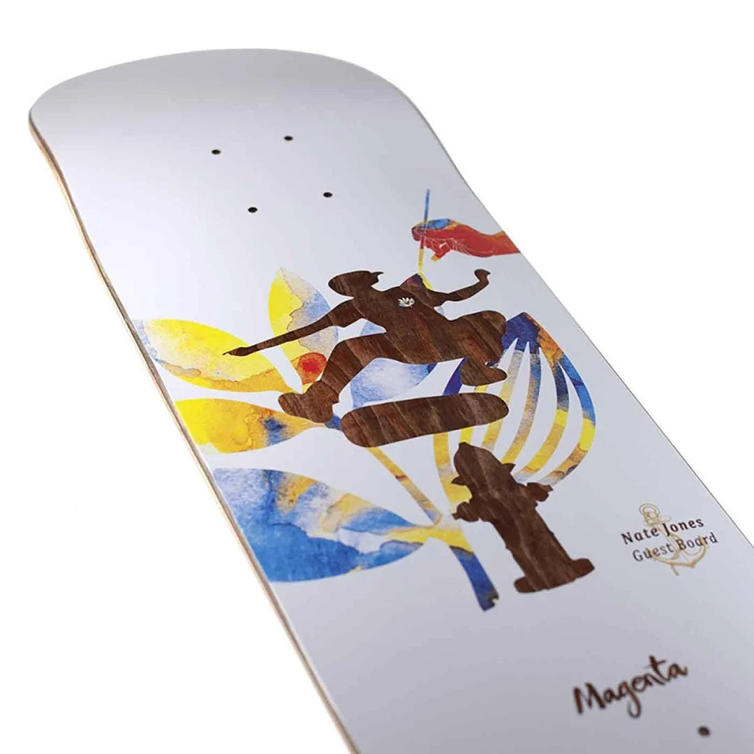 Magenta Skateboards Nate Jones Guest Board 8.25"