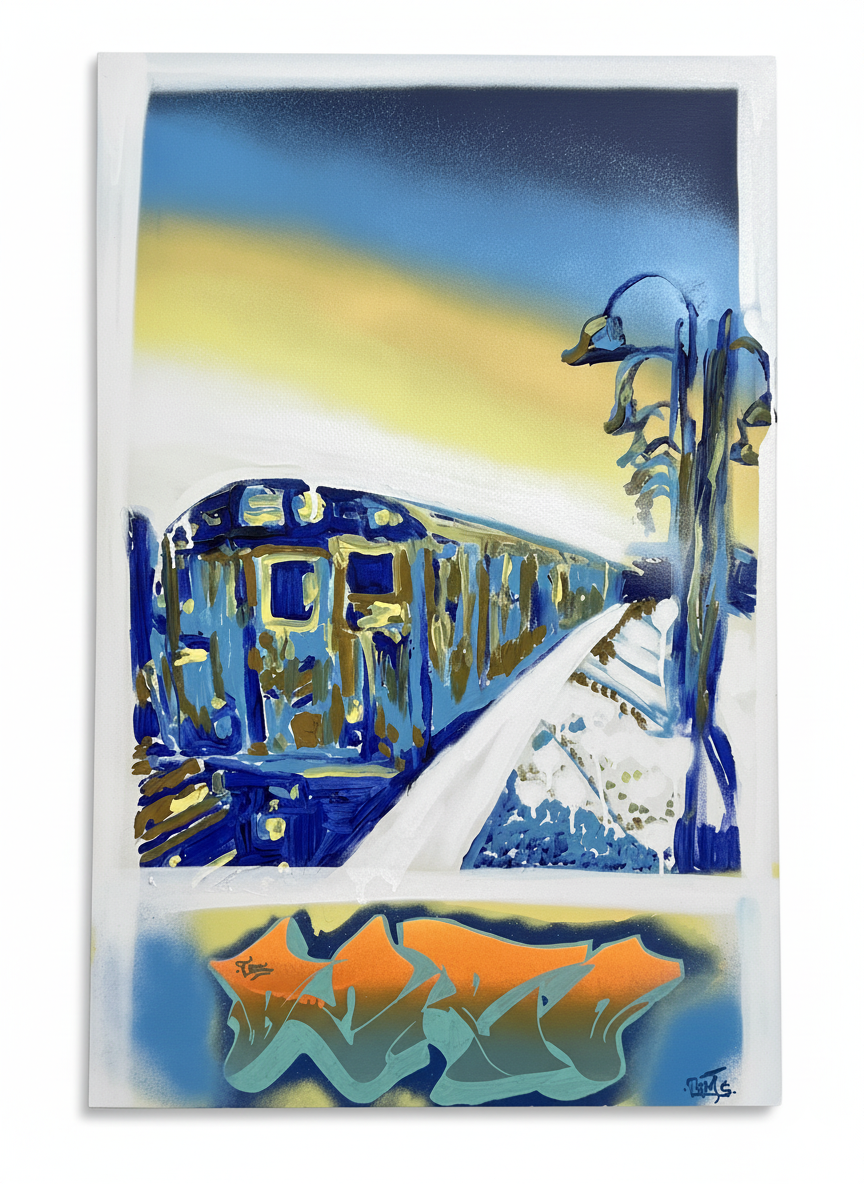 Urban Train Scene 08 - NON IN VENDITA