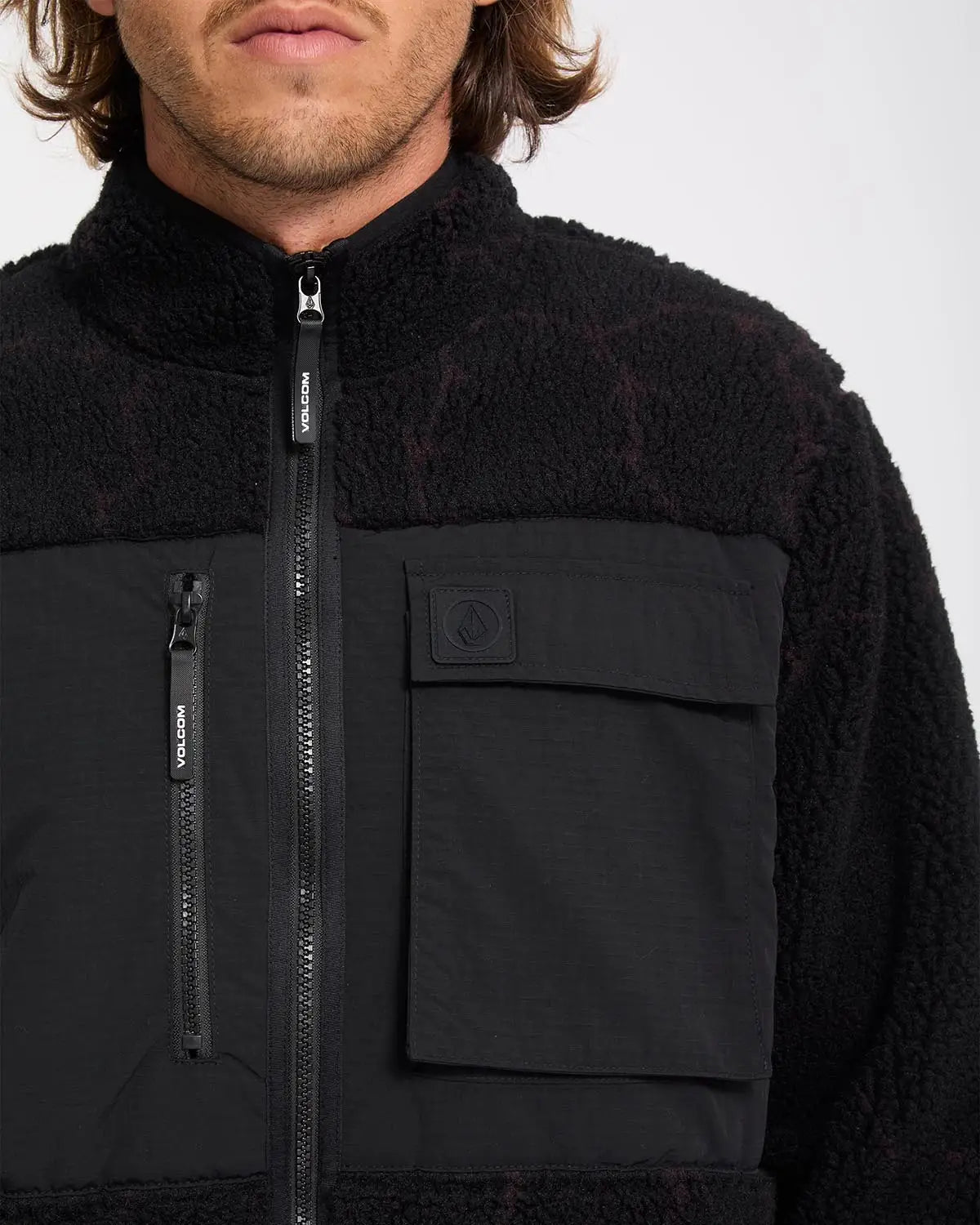 Volcom Storm Stone Zip Raisin