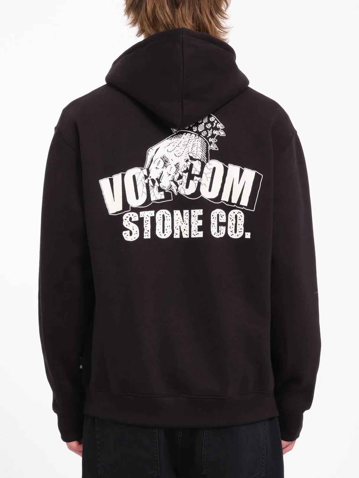 Volcom Watanite Zip Hoodie Black