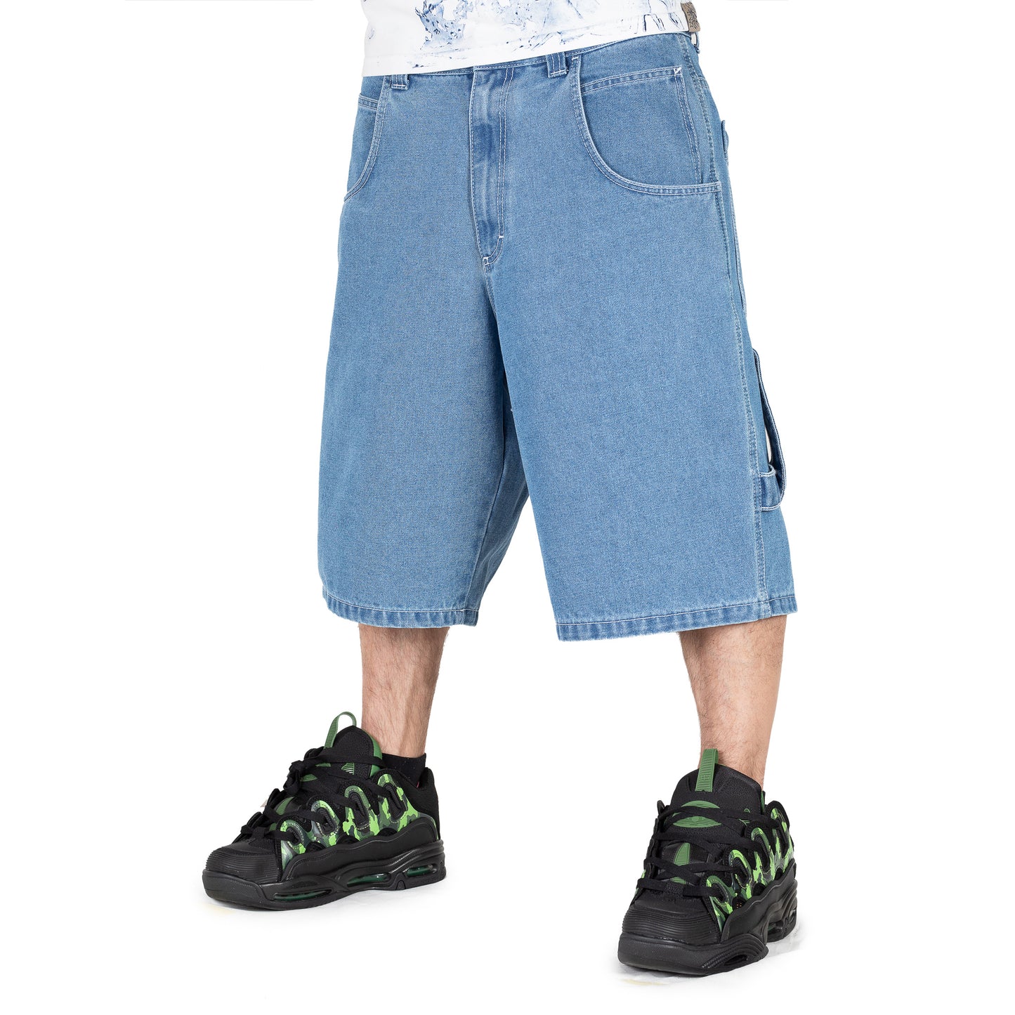 Blueskin Shorts Jeans Light Denim White
