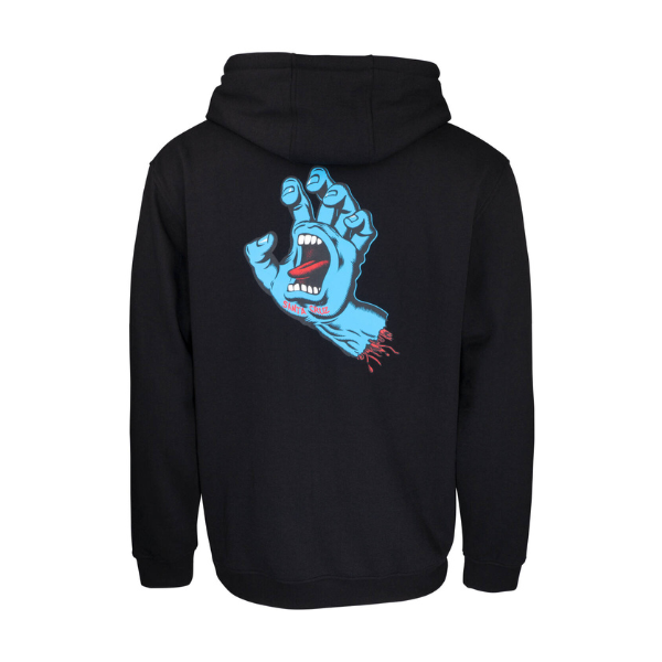 Santa Cruz Screaming Hand Chest Hoodie Black