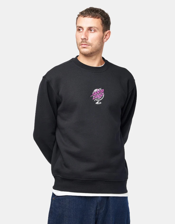 Santa Cruz Knibbs Cryptic World Centre Crew Black
