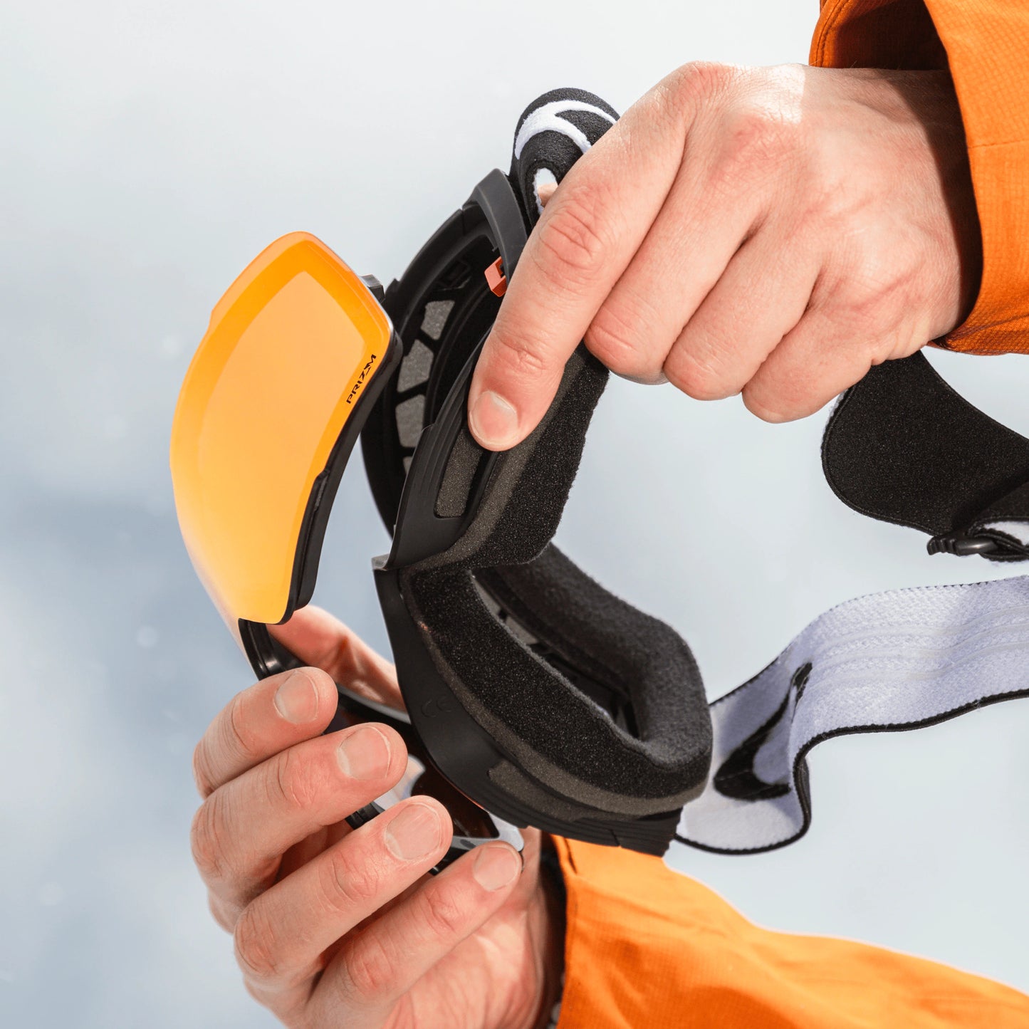 Oakley Line Miner™ Pro L  Prizm Snow Torch Iridium + Extra Lens