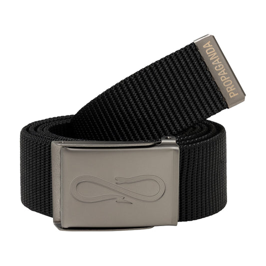 Propaganda Logo Belt Black