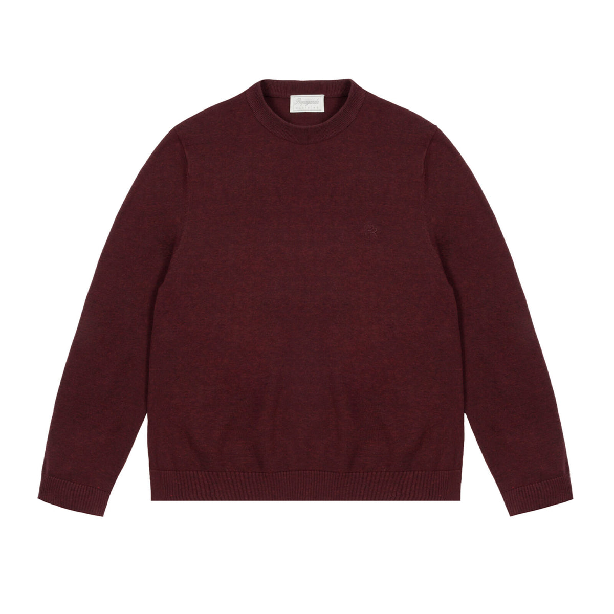 Propaganda Ribs Sweater Burgundy