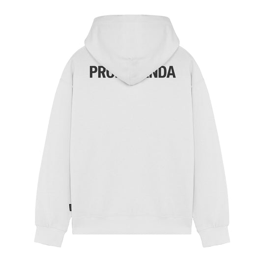 Propaganda Logo Hoodie White