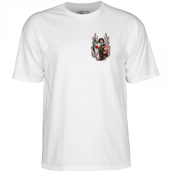 Powell Peralta Sakura Yosozumi  T-Shirt White