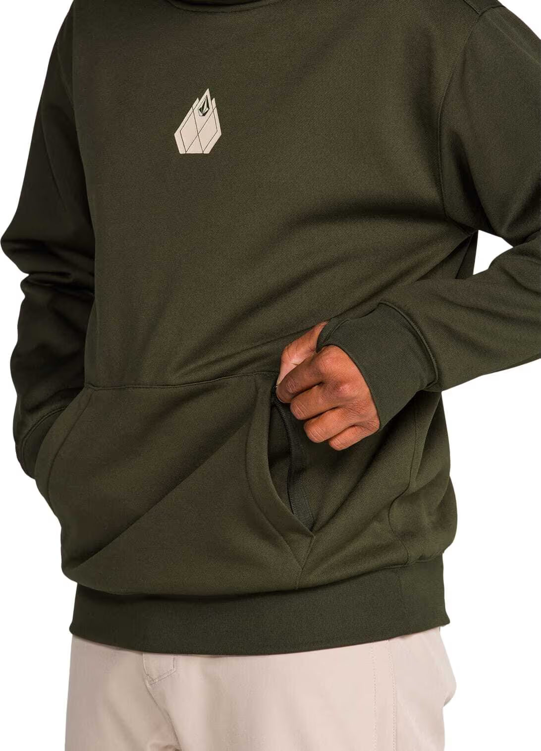 Volcom Hydro Riding Hoodie Dark Green