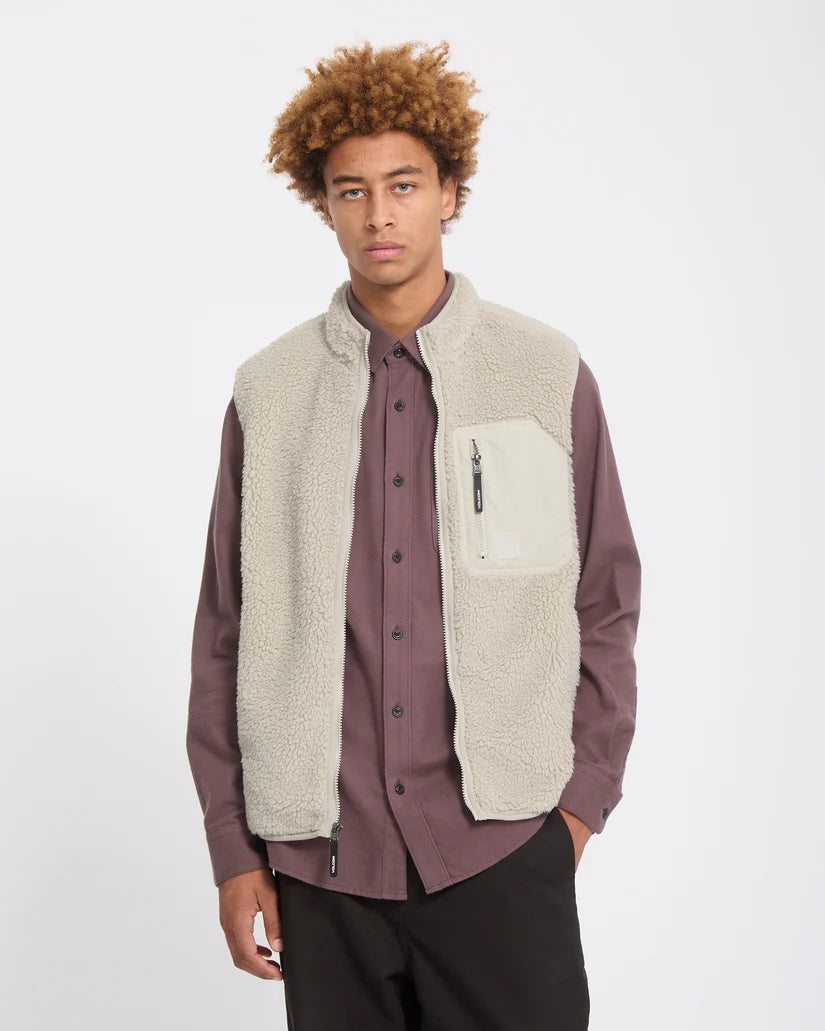 Volcom  Muzzer Fuzzar Vest Stone