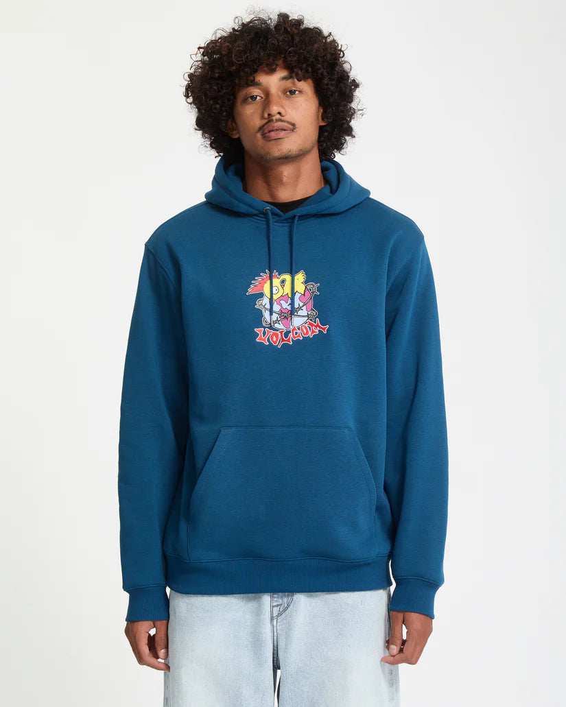 Volcom Noder Po Hoodie Blue