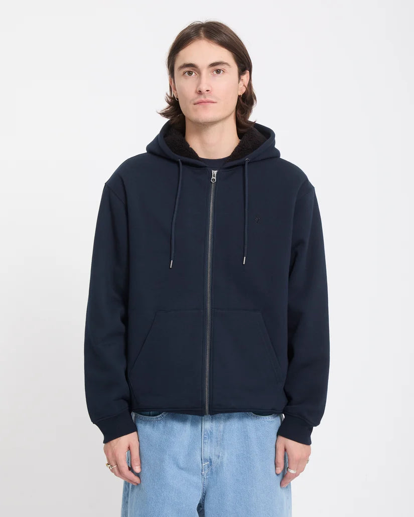 Volcom Single Stone Lined Zip Marine