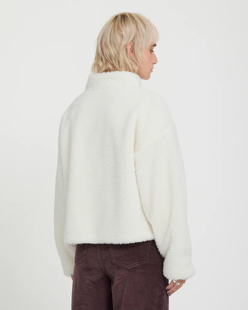 Volcom Wylding Out Sherpa W Off White