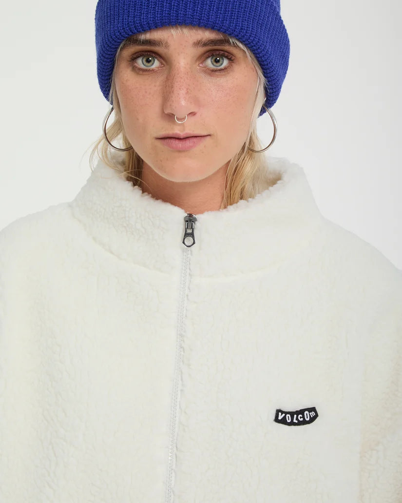 Volcom Wylding Out Sherpa W Off White