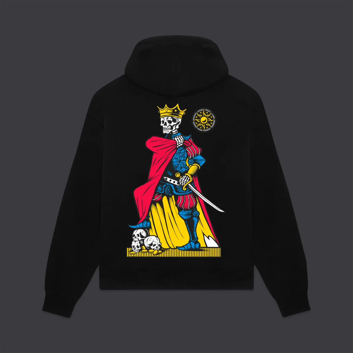 Dolly Noire Re di Denari - Napoletane Hoodie Black
