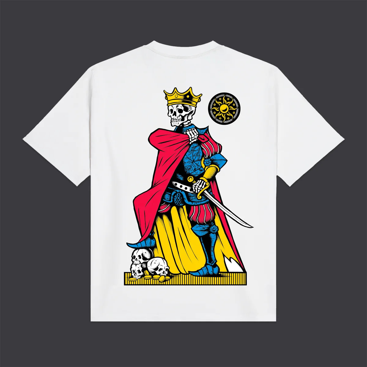 Dolly Noire Re di Denari Napoletane Tee White