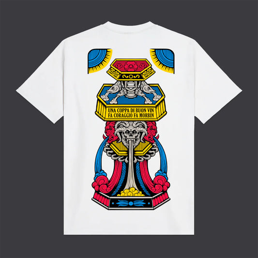 Dolly Noire Asso Di Coppe Tee White Triestine