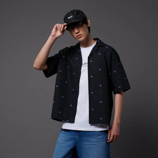 Dolly Noire Ditto Pattern Shirt