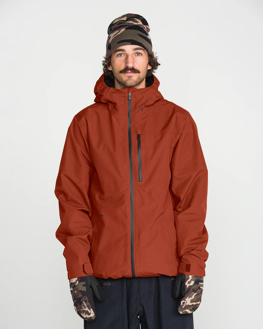 Volcom L GoreTex Jacket Burnt Orange