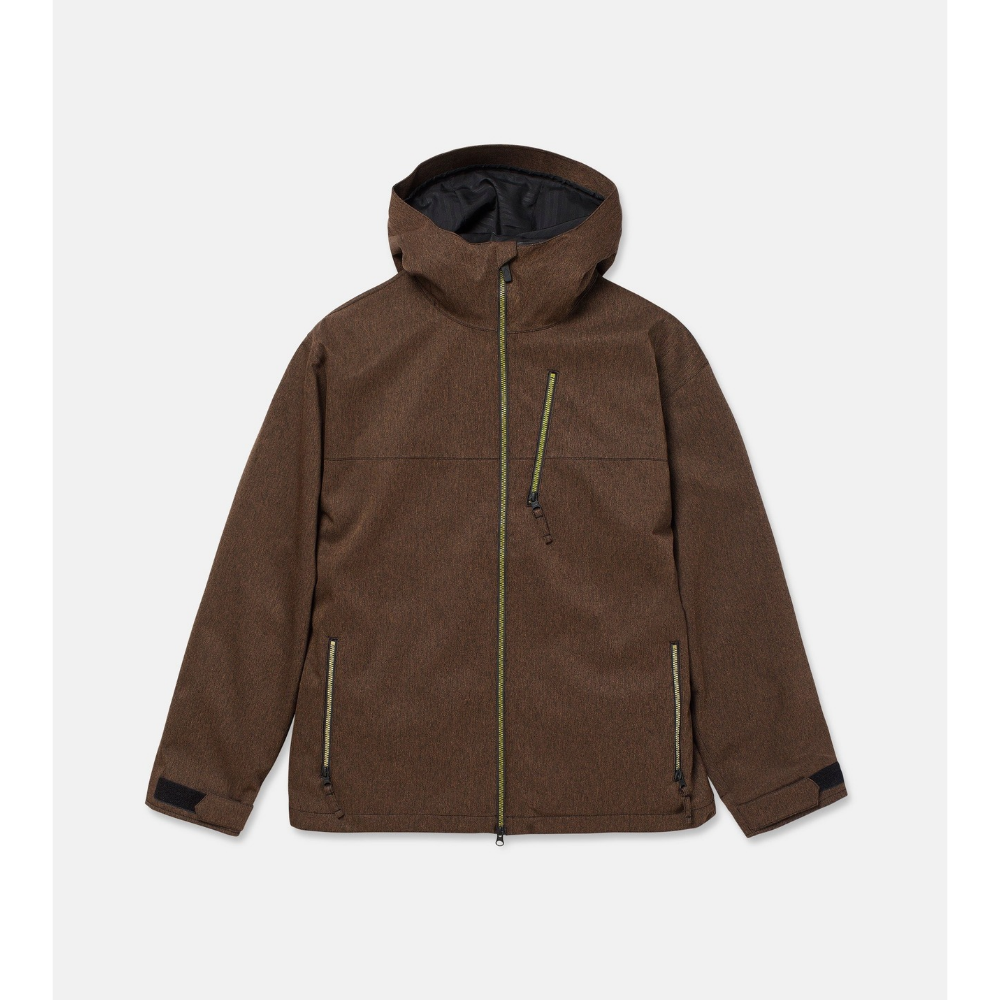 Volcom Top Stitch Jacket Brown Denim