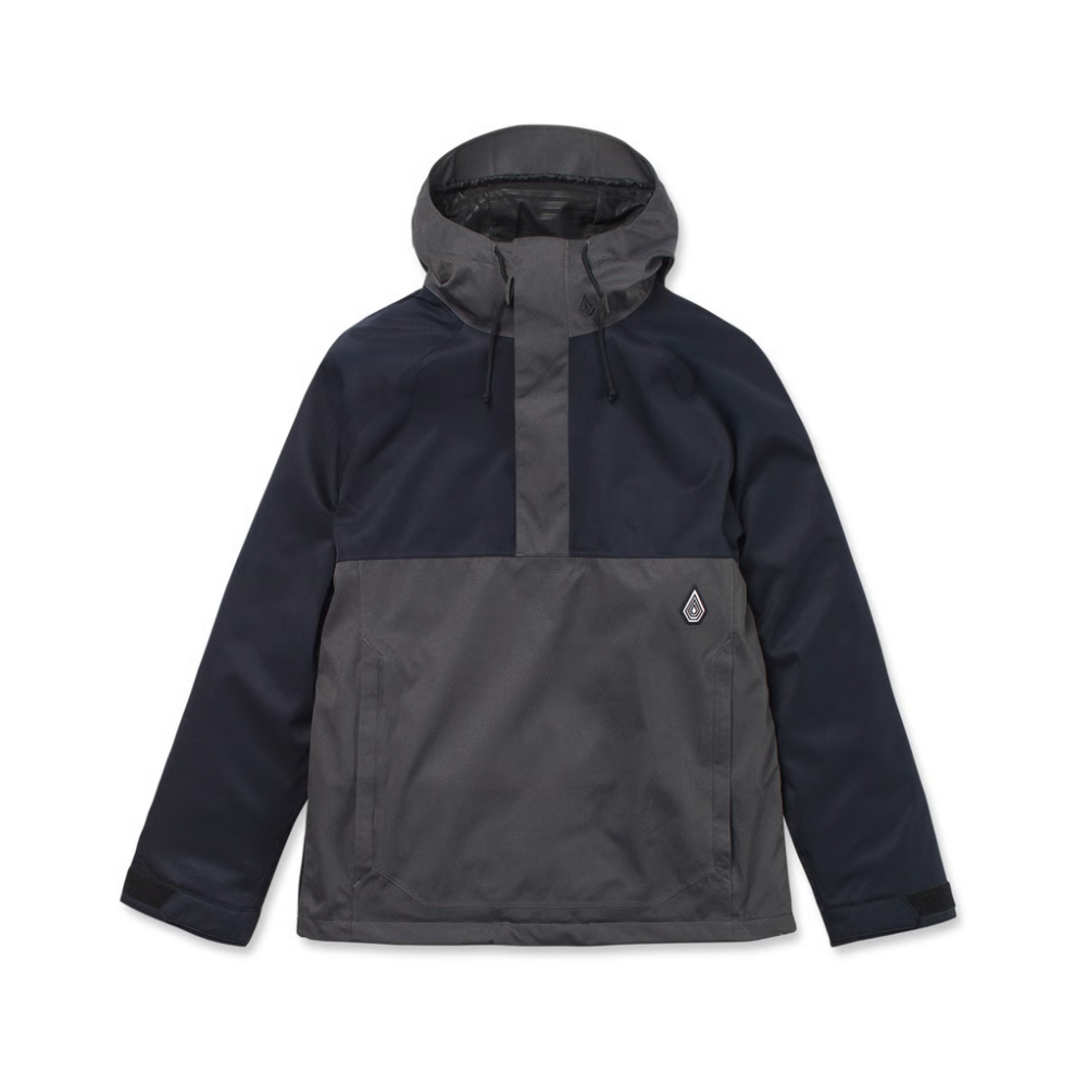 Volcom Hossegor 20k Pullover Jacket Black 2027