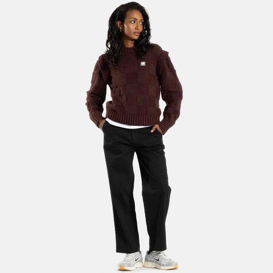 Santa Cruz Check 2-in-1 Knit Crew