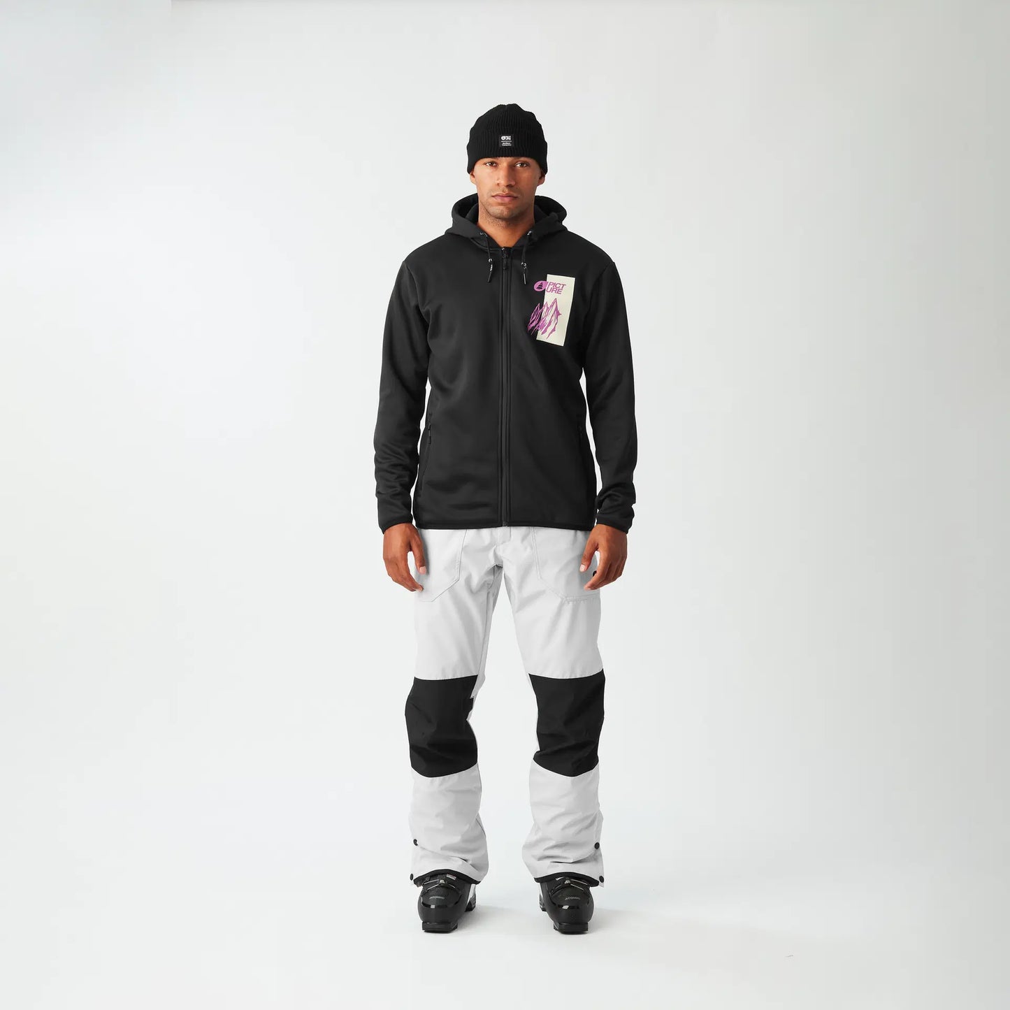 Picture Park Tech Zip Hoodie Black