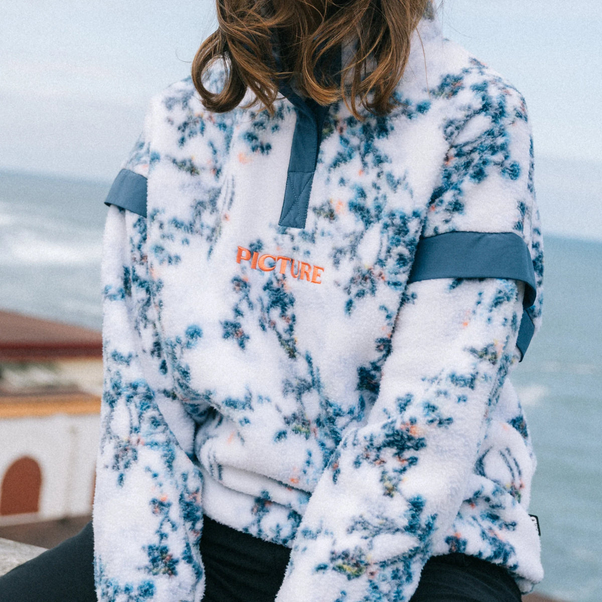 Picture Velora printed 1/4 Fleece