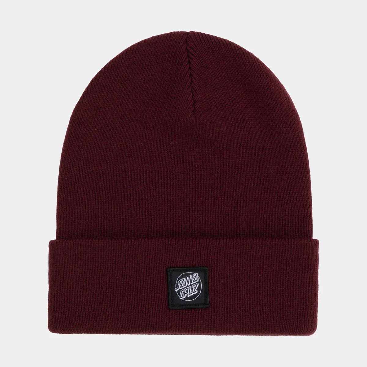 Santa Cruz Classic Label Beanie Dark Plum, berretto – foto 1 di 2
