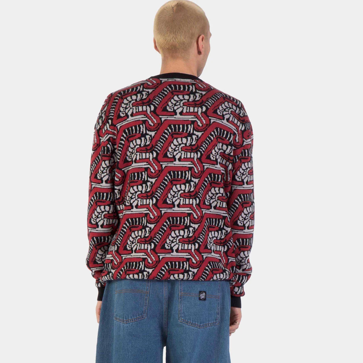 Santa Cruz Scourge Knit Crew Red