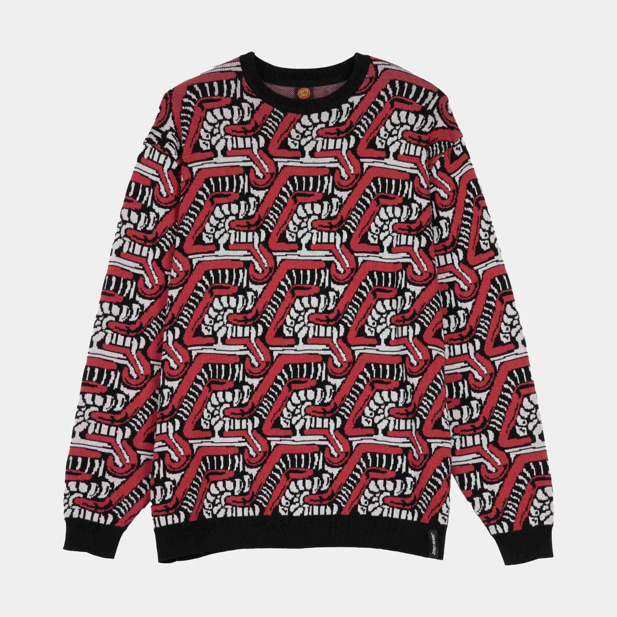 Santa Cruz Scourge Knit Crew Red
