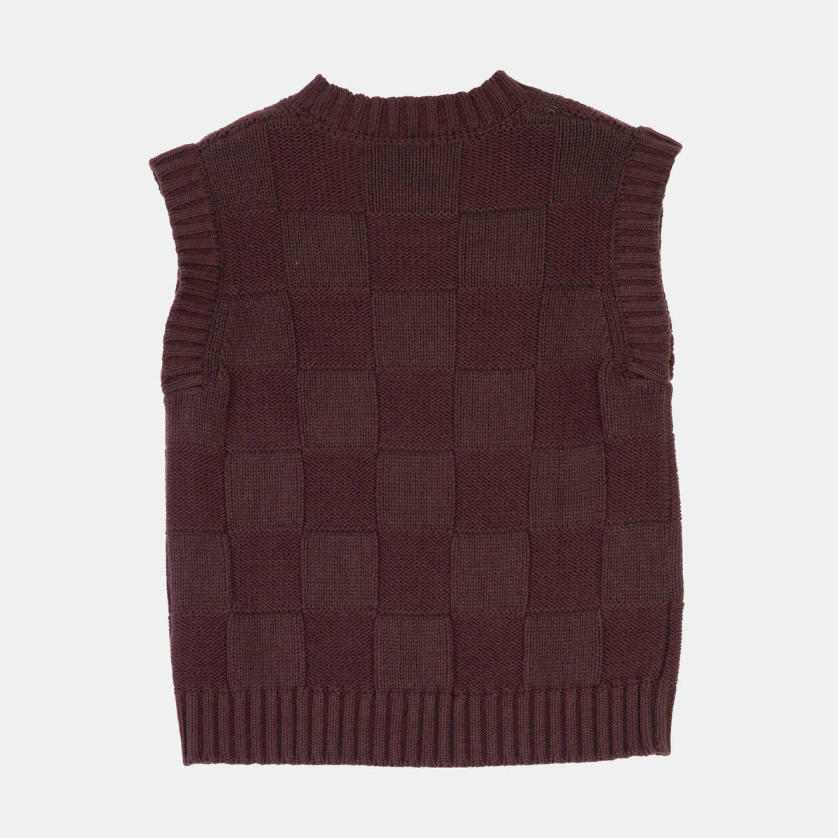 Santa Cruz Check 2-in-1 Knit Crew