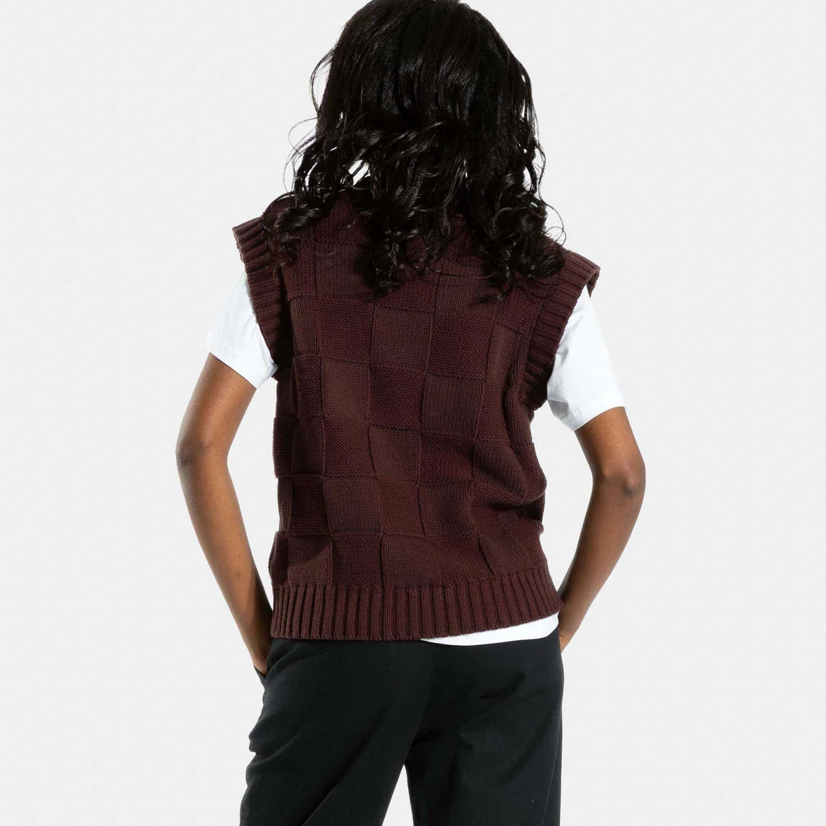 Santa Cruz Check 2-in-1 Knit Crew