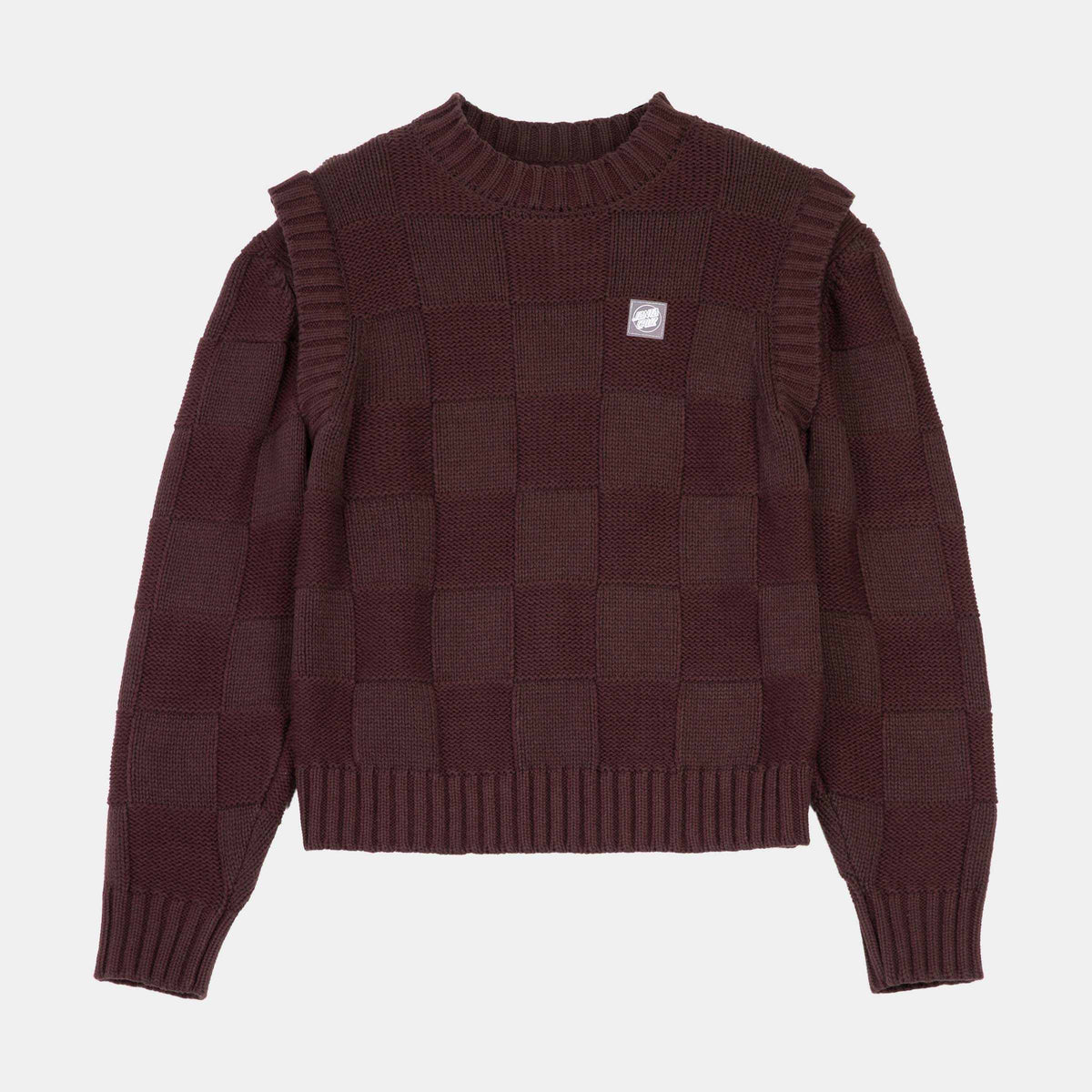 Santa Cruz Check 2-in-1 Knit Crew
