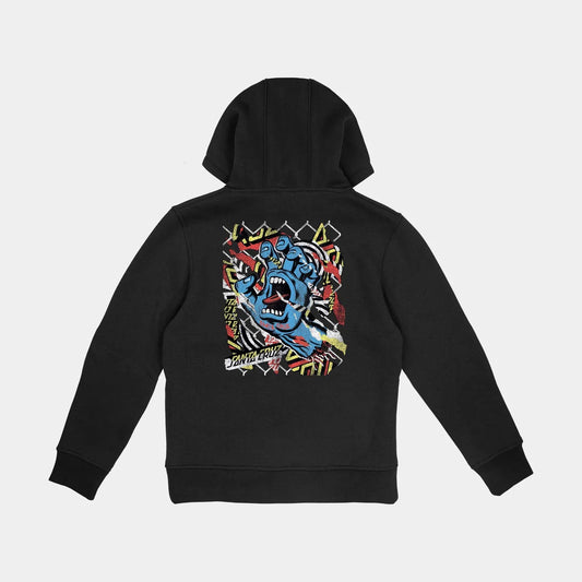 Santa Cruz Damage Hand Hood Black