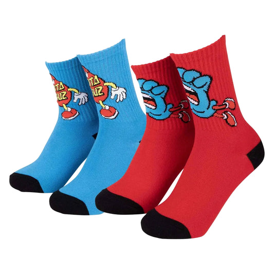 Santa Cruz Youth Dude Socks (2 Pack)