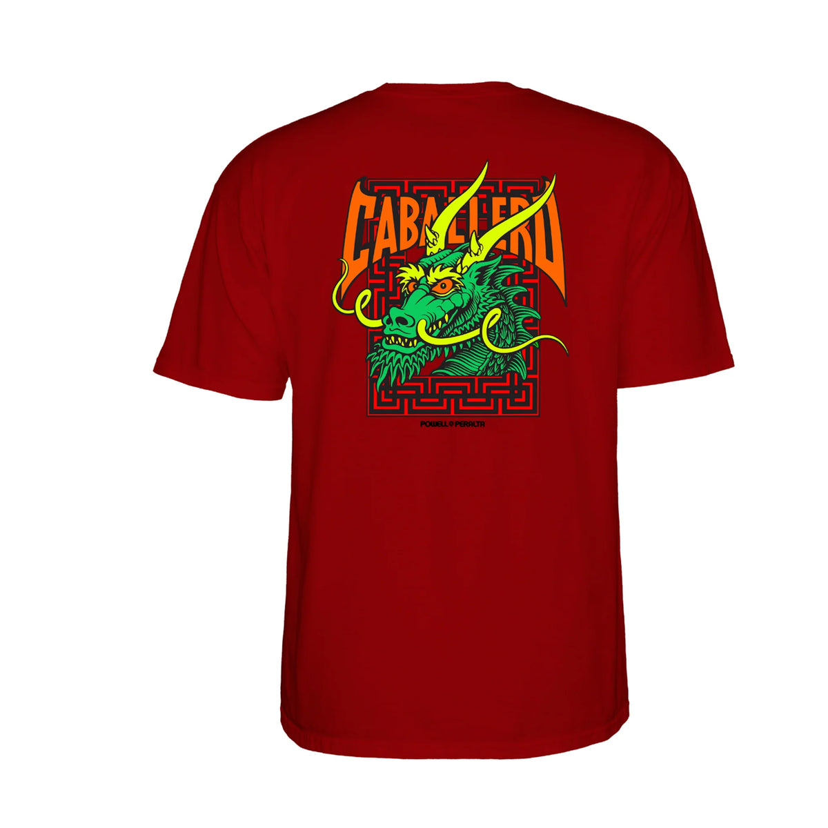 Powell Peralta Caballero Street Dragon T-Shirt Garnet