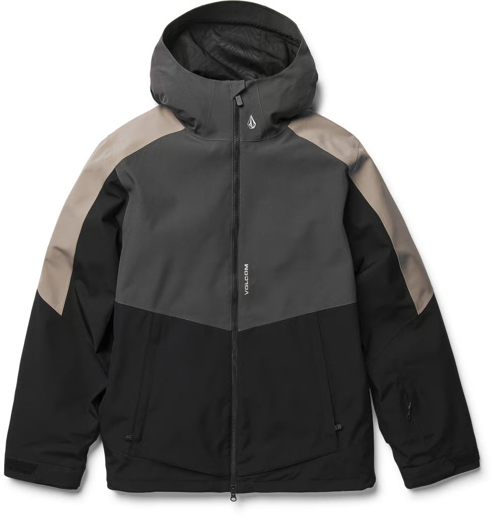 Volcom Brighton Full Zip Jacket Dark Grey