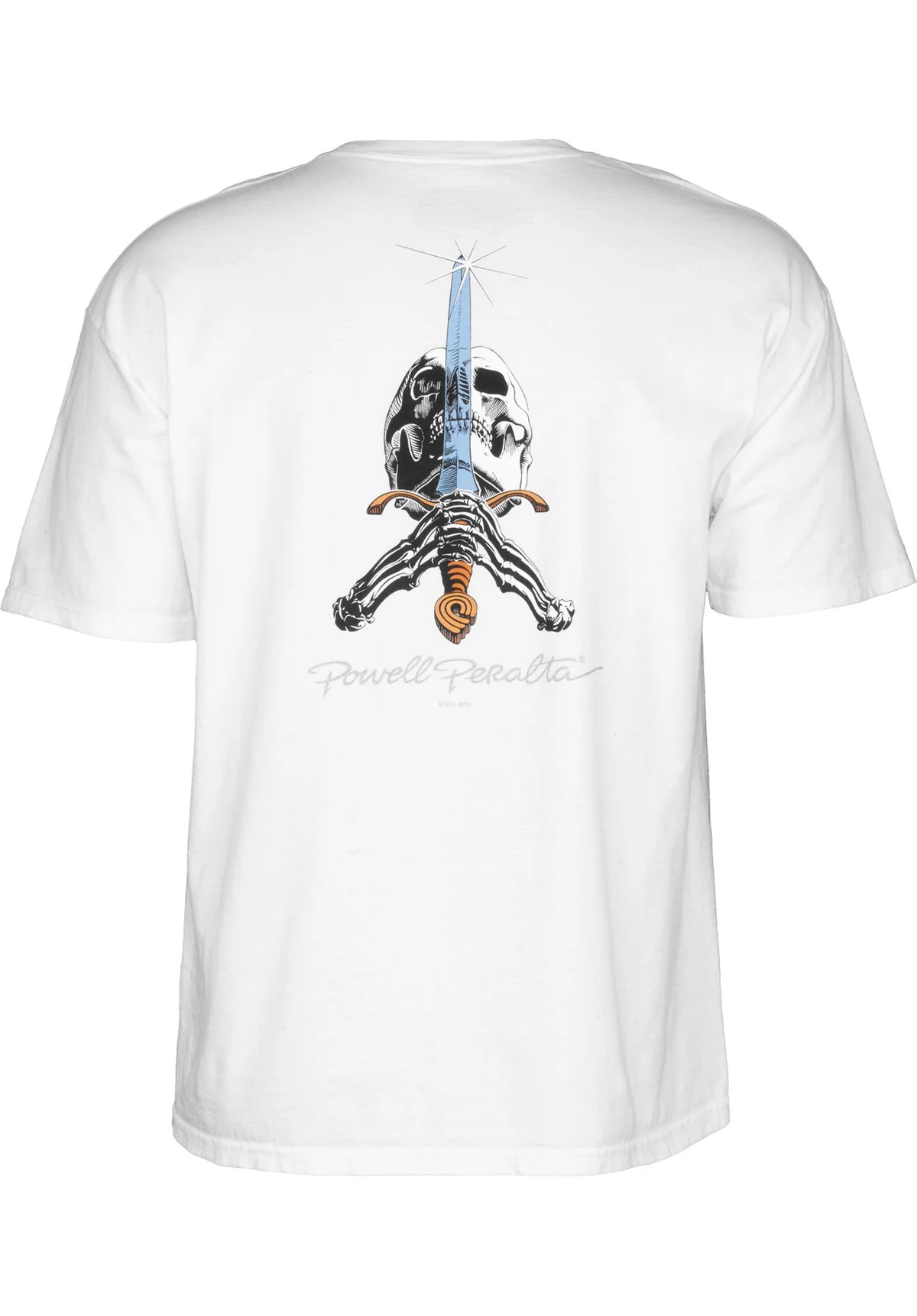 Powell Peralta Skull & Sword T-Shirt White