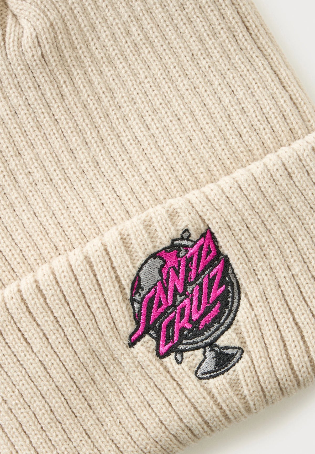 Santa Cruz Knibbs Cryptic Beanie Warm Grey