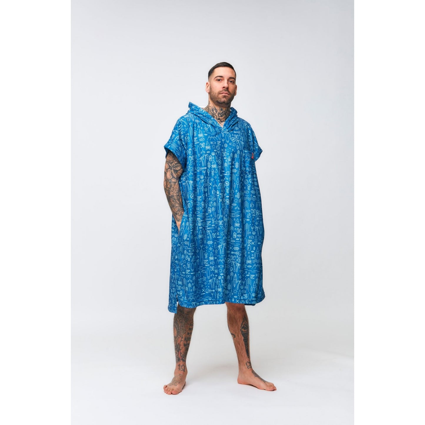 Poncho After Microfiber Marine